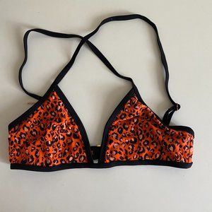 MINKPINK Animal Print Triangle Bikini- Like New (XS)